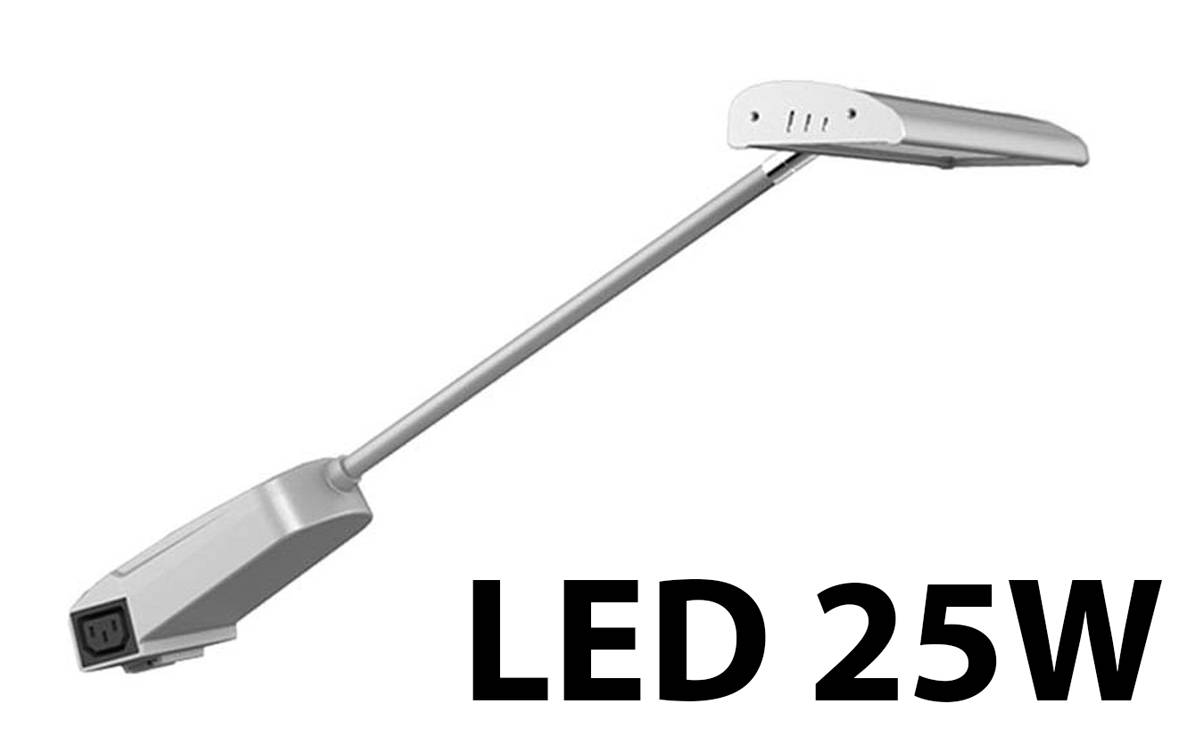 LED Auslegestrahler 25W Messestrahler-LED Displaystrahler 230V universell einsetzbar. Verschiedene Stecker und Lichtfarben mit gleichmäßiger Ausleuchtung