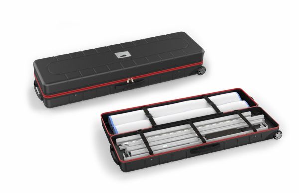 ABS Koffer mit Rollen und Griff für LED Display